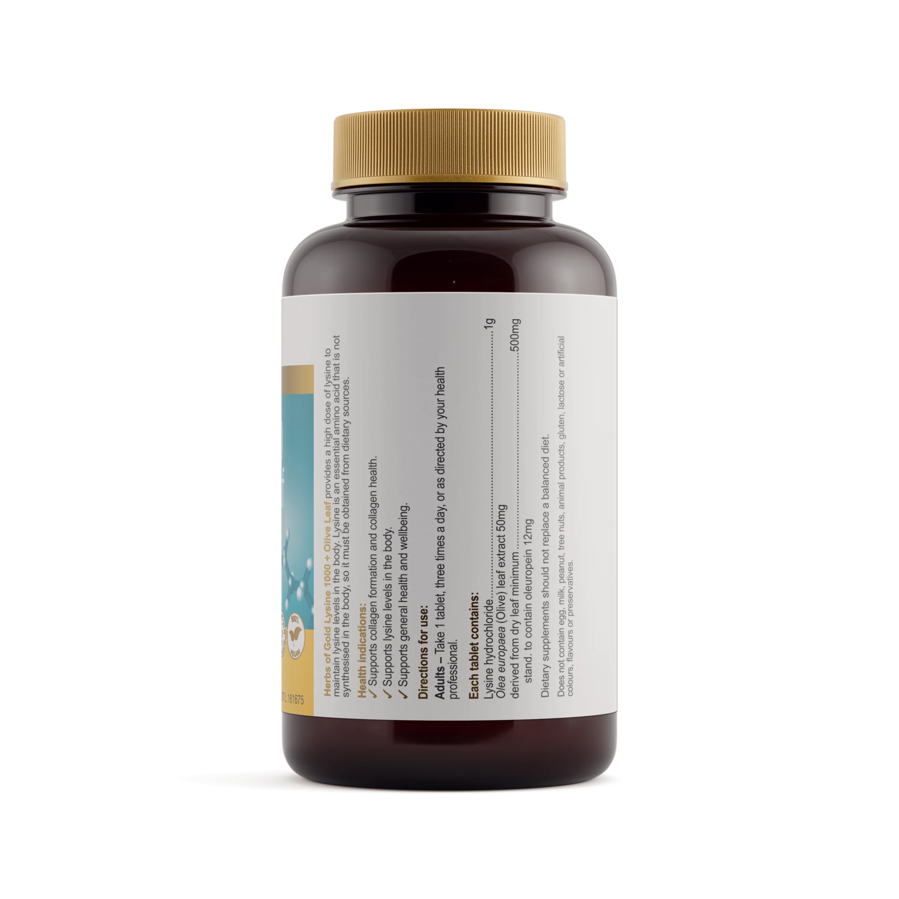 Lysine 1000 + Olive Leaf - Image 3